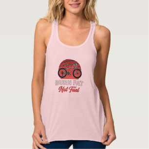 Camiseta Con Tirantes Grasa Quema de bicicletas Grasa No combustible Bic