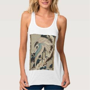 Camiseta Con Tirantes Grasas en una nieve cubierta Hokusai