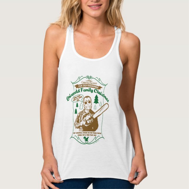Camiseta Con Tirantes Griswold Familia Navidades Chainsaw Gráfico (Anverso)