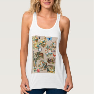 Camiseta Con Tirantes Guardería Alice Colorido Clásico siglo XIX Wonderl