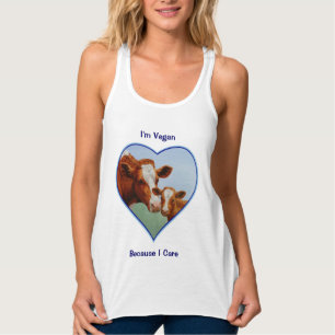 Camiseta Con Tirantes Guernsey Cow y Calf Vegan