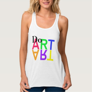 CAMISETA CON TIRANTES HACER "ARTE" 