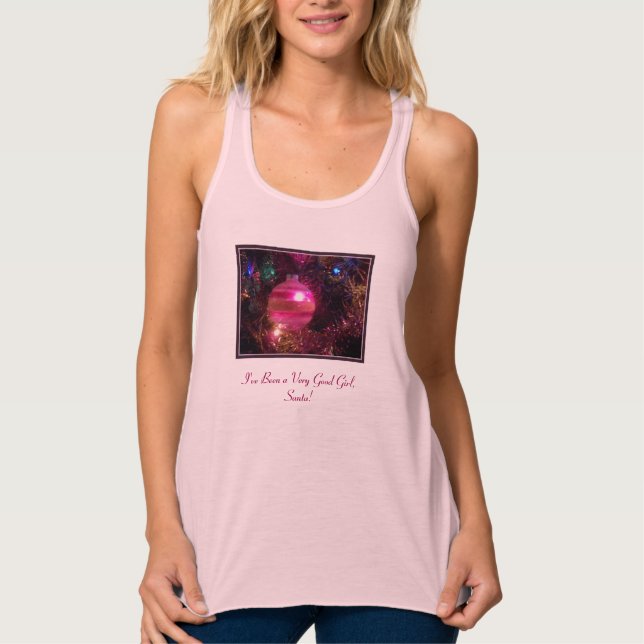 Camiseta Con Tirantes "He sido muy bueno" Señoras de Racerback (Anverso)