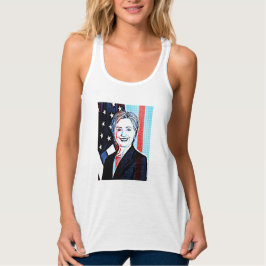 Camiseta Con Tirantes Hilary Clinton Memorabilia Digital Art Shirt
