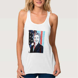 Camiseta Con Tirantes Hilary Clinton Memorabilia Digital Art Shirt