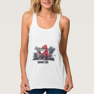 Camiseta Con Tirantes Hip Hop Gnome Ilustracion - Gnome Life