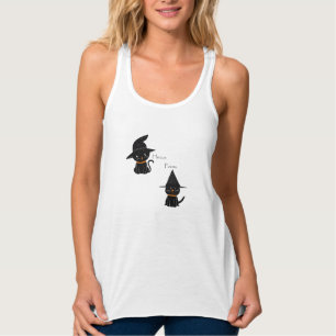 Camiseta Con Tirantes Hocus Pocus Gatos Negros