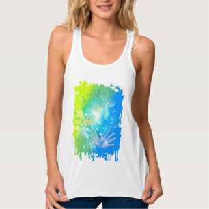 Camiseta Con Tirantes holiES - Flying Hands Pigeons ART