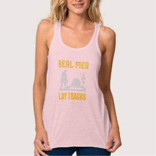Camiseta Con Tirantes Hombres reales ponen huellas
