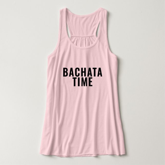 Camiseta Con Tirantes Hora de Bachata (Diseño del anverso)
