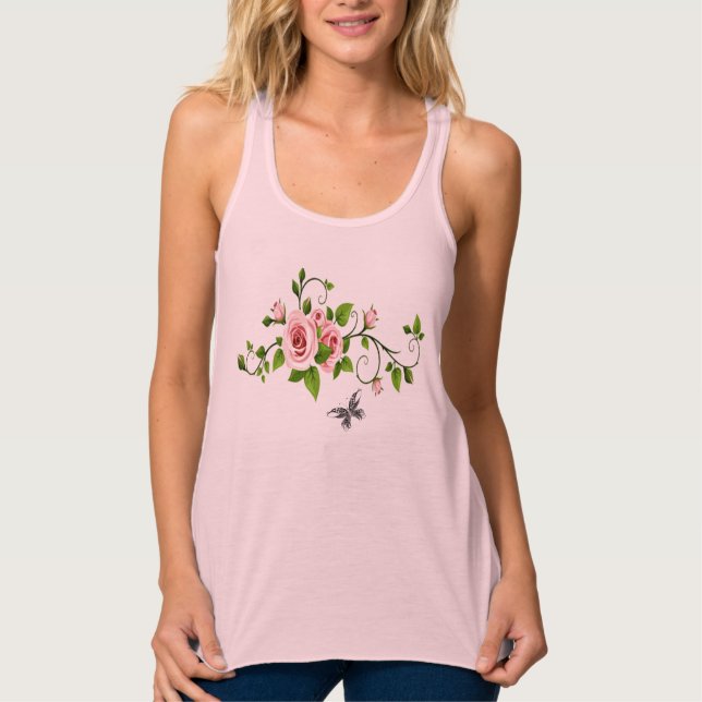 Camiseta Con Tirantes "Hora de primavera" (Anverso)