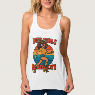 Camiseta Con Tirantes Hot Girls Roller Skate Shirt