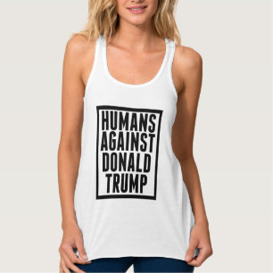 Camiseta Con Tirantes Humanos contra Donald Trump