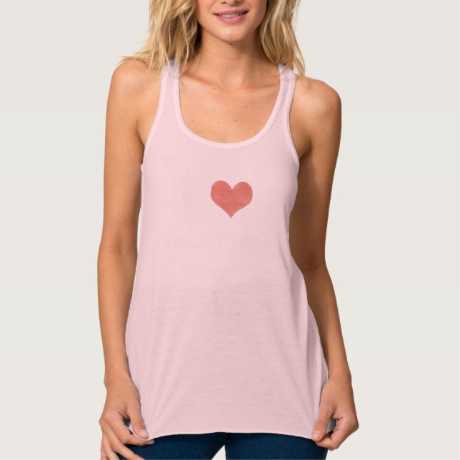 Camiseta Con Tirantes I <3 Vacation (Anverso)