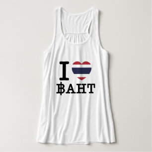 Camiseta Con Tirantes I Heart (Love) Baht