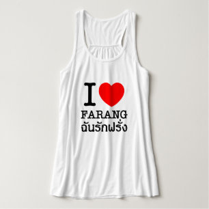 Camiseta Con Tirantes I Heart (Love) Farang