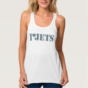 CAMISETA CON TIRANTES I LUV JETS