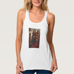 Camiseta Con Tirantes Icono sagrado de Santa Bárbara Arte Gráfico