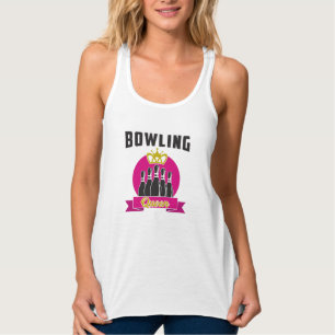 Camiseta Con Tirantes Idea de regalo divertida para la reina de boliche