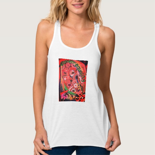 Camiseta Con Tirantes Igualdad de género (Anverso)