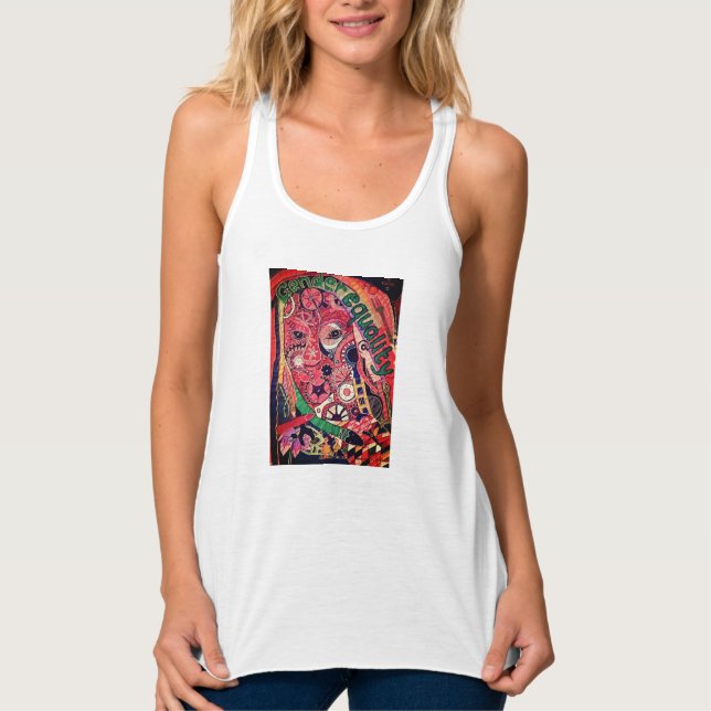 Camiseta Con Tirantes Igualdad de género (Anverso)