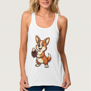 Camiseta Con Tirantes Ilustración vectorial de dibujos animados de catch