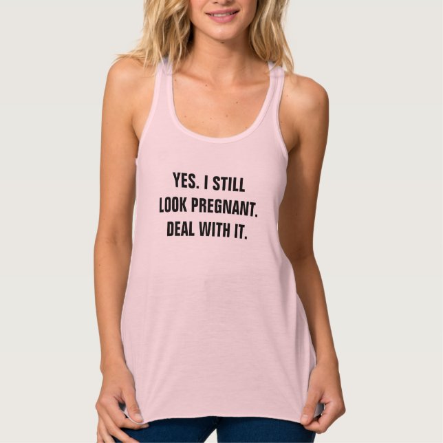 Camiseta Con Tirantes #IMOVERBULLYING #NotPregnant (Anverso)