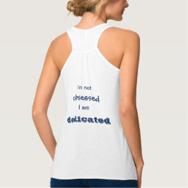 Camiseta Con Tirantes Iniciales personalizados dedicadas no obsesionadas