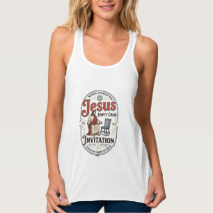 Camiseta Con Tirantes Invitación de silla vacía de Jesús Invitación de s