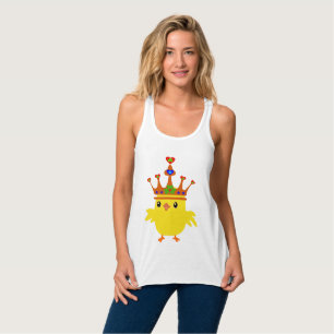 Camiseta Con Tirantes 👍 ☘ 👑 ❤️ Irlandés Shamrock Crowne Racerback