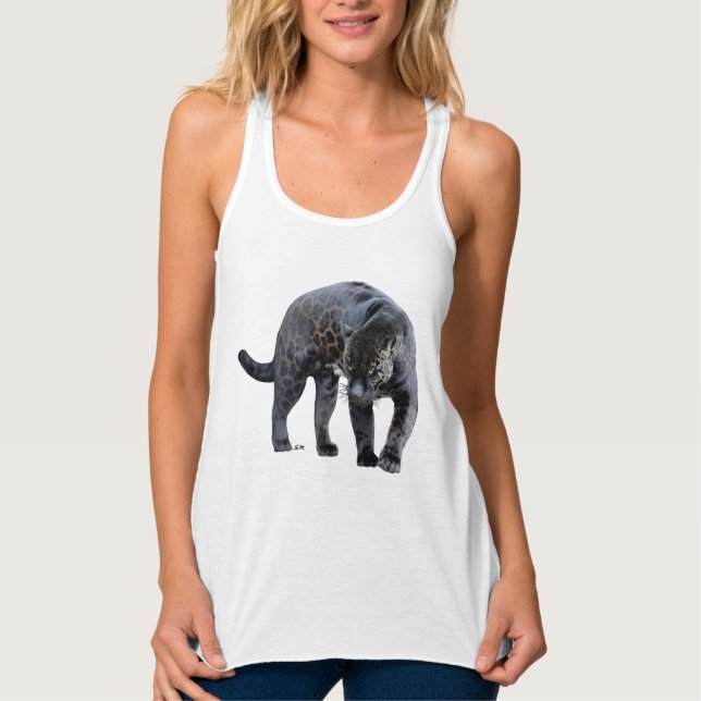 Camiseta Con Tirantes Jaguar Diablo mujeres arriba (Anverso)