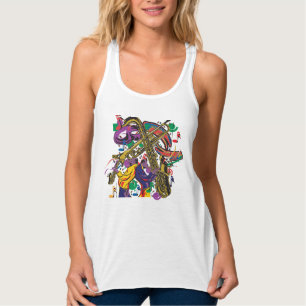 Camiseta Con Tirantes Jazzy New Orleans Music Fest