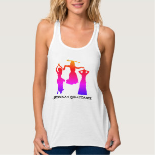 Camiseta Con Tirantes Jessikah 3 bailarinas y diseño de logotipos