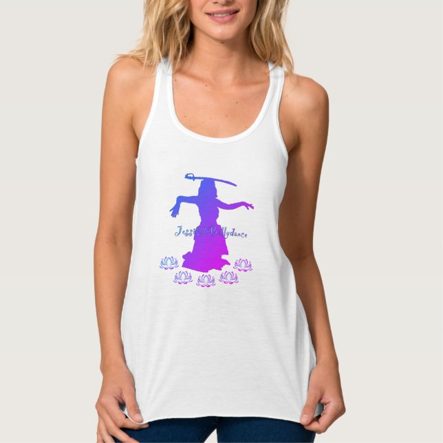 Camiseta Con Tirantes Jessikah Bellydance Lotus Boxy T (Anverso)