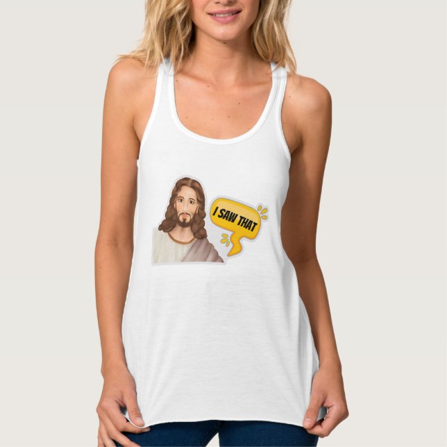 Camiseta Con Tirantes Jesús Vi Eso (Anverso)