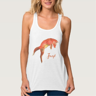 Camiseta Con Tirantes Jump Cute Red Fox