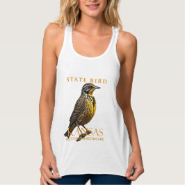 Camiseta Con Tirantes Kansas Territory Bird The Western Meadowlark