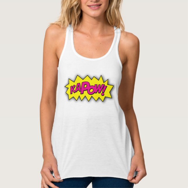 Camiseta Con Tirantes ¡Kapow! Camiseta de tirantes (Anverso)