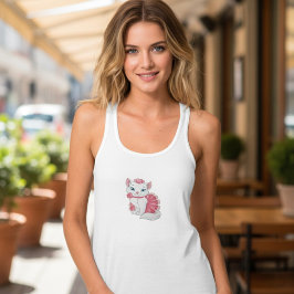 Camiseta Con Tirantes Kitty