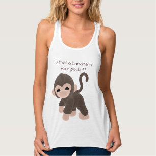 Camiseta Con Tirantes ¿KRW es ese un plátano en su bolsillo?