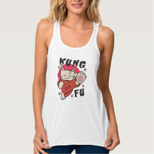 Camiseta Con Tirantes Kung Fu Cat