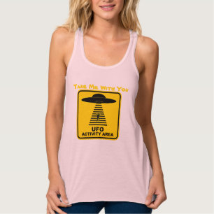 Camiseta Con Tirantes la abducción extranjera - tómeme con usted