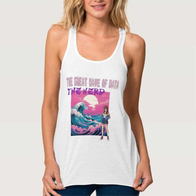 Camiseta Con Tirantes La Gran Ola De Datos (Anverso)