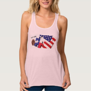 Camiseta Con Tirantes La moneda de TeXit es rosa para las mujeres