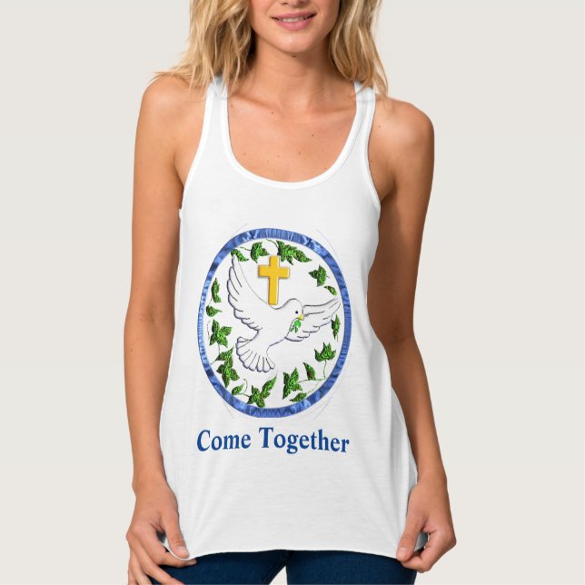 Camiseta Con Tirantes La paloma de la paz (Anverso)