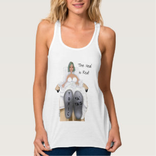 Camiseta Con Tirantes ¡La sanación es real! camisas de sensibilizació