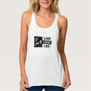 Camiseta Con Tirantes Lacrosse Player Sport Live Love Lax Funny Gift