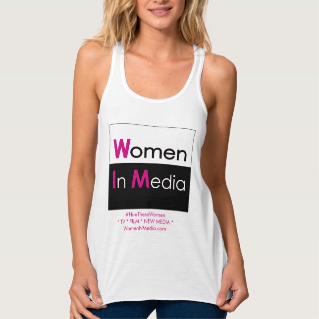 Camiseta Con Tirantes Las Mujeres En Los Medios De Comunicación (Anverso)