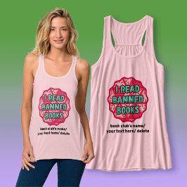 Camiseta Con Tirantes Leí Libros Prohibidos - Amante del libro retro vin