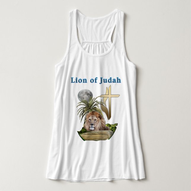Camiseta Con Tirantes León de Judá (Diseño del anverso)